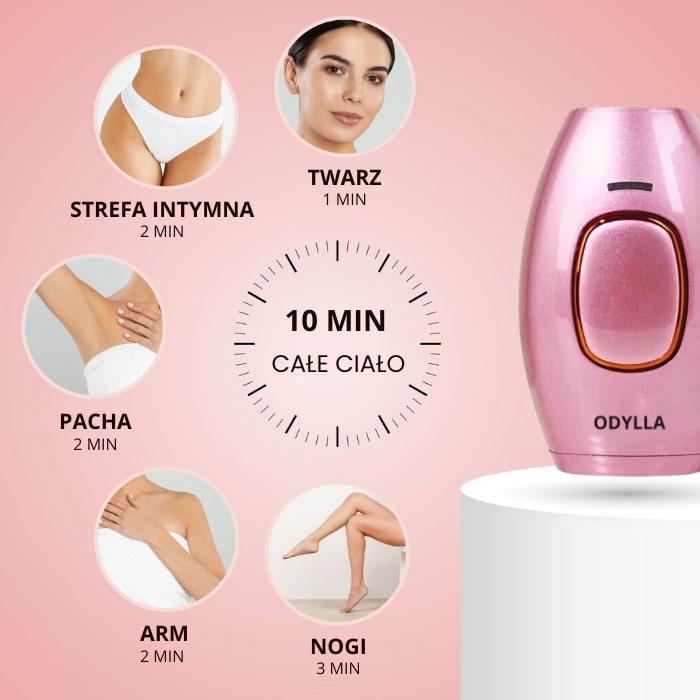 Odylla® Depilator IPL do Twarzy i Ciała