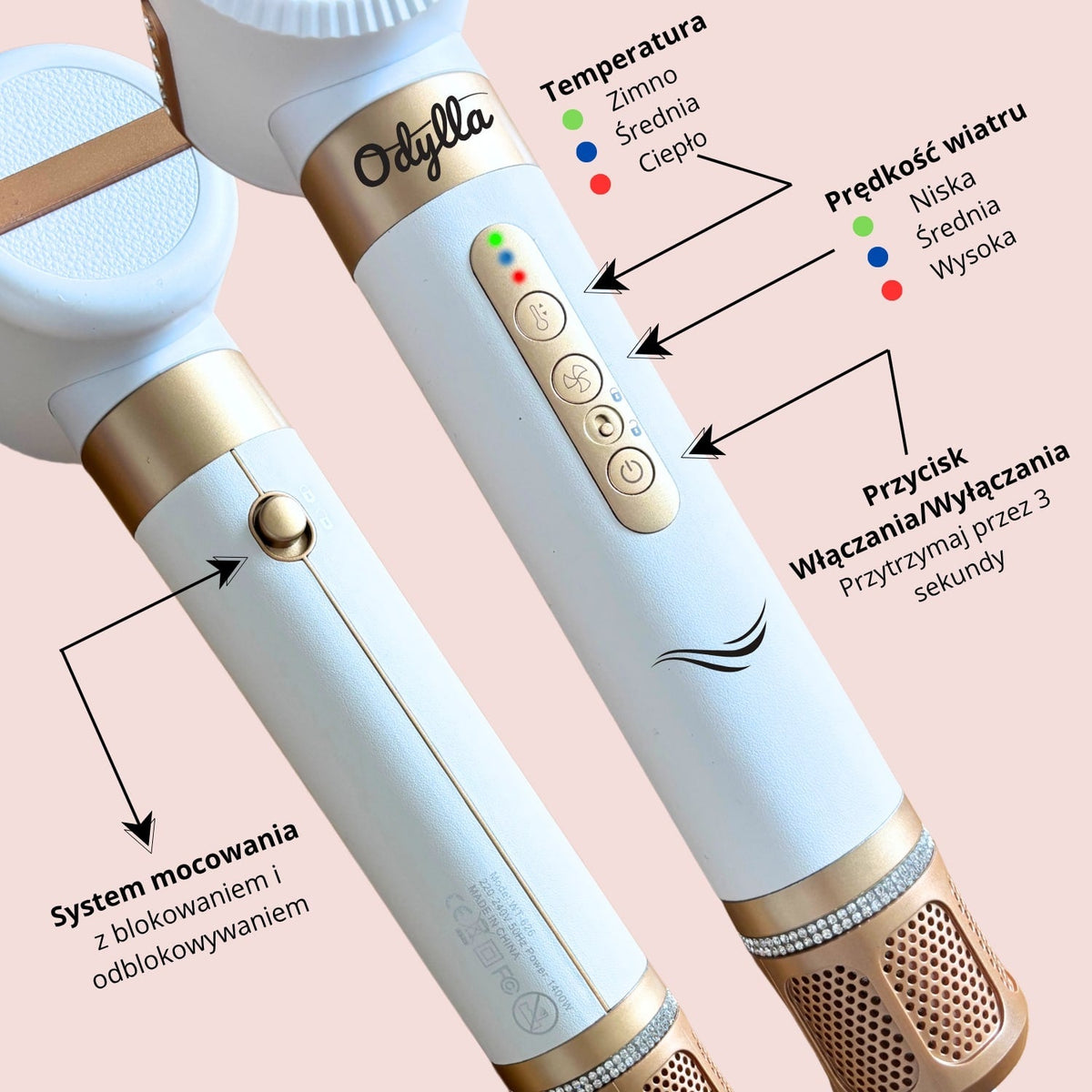 Odylla® AirStyler Pro 7w1 – Stylizator do włosów