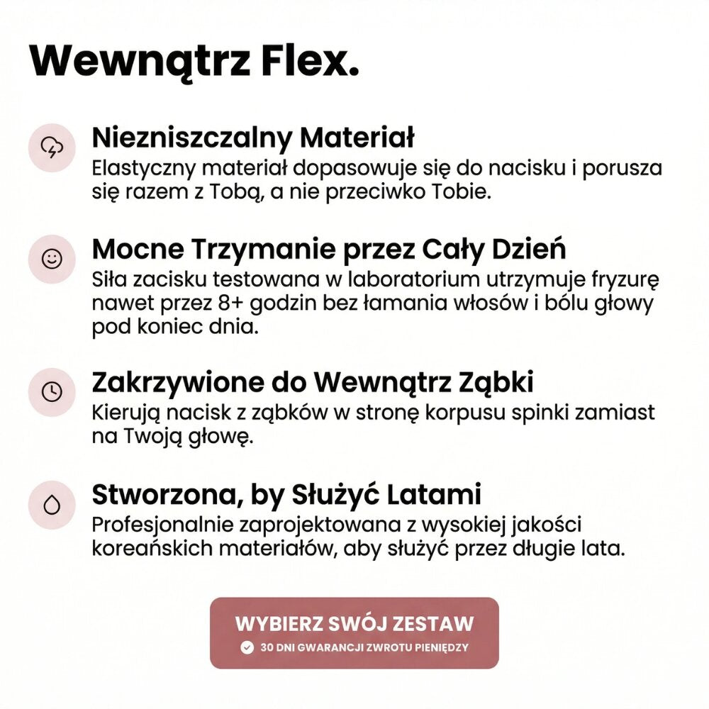 Odylla® Spinka Flex – Spinka do Włosów