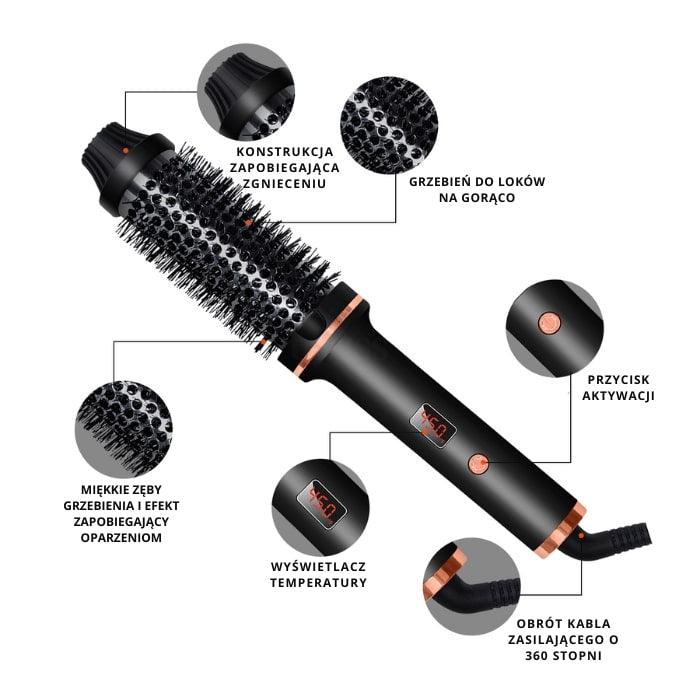 Odylla® Suszarko-Szczotka do Włosów