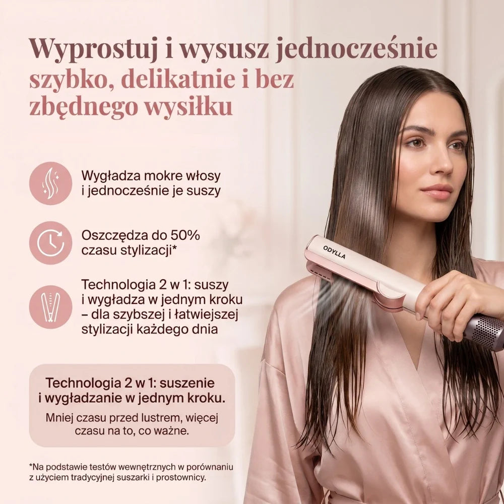 Odylla® AIRSTRAIGHT 2 W 1 - PROSTOWNICA SUSZĄCA