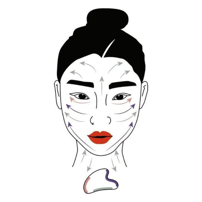 Odylla® Gua Sha z Różowego Kwarcu