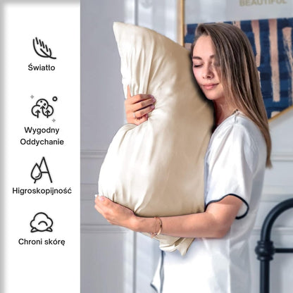 Odylla® Jedwabna Poszewka na Poduszkę