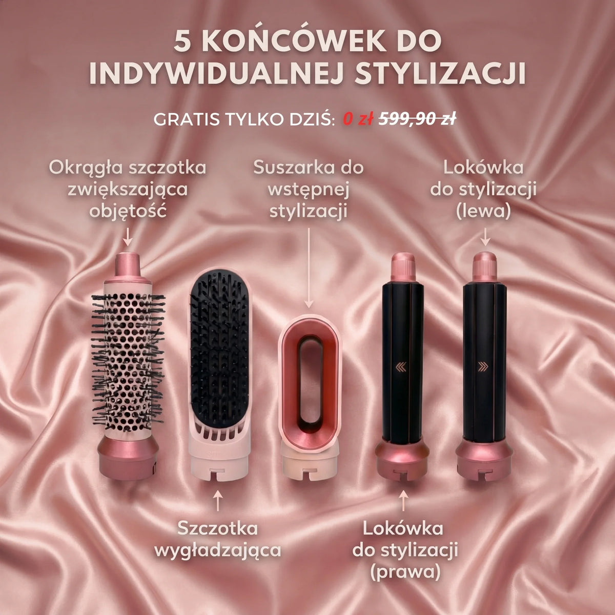 Odylla® AIRSTRAIGHT 2 W 1 - PROSTOWNICA SUSZĄCA