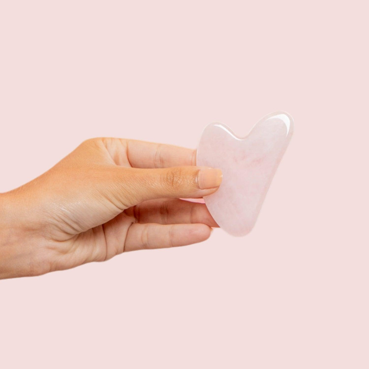 Odylla® Gua Sha z Różowego Kwarcu