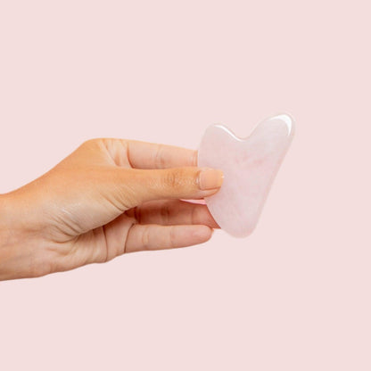 Odylla® Gua Sha z Różowego Kwarcu
